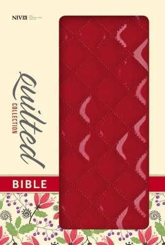 NIV, Quilted Collection Bible, Imitation Leather, Red, Red Letter Edition by Zondervan