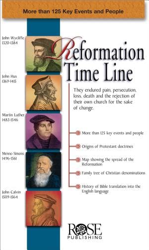 Reformation Time Line, Pamphlet