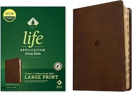 NLT Student Life Application Study Bible, Filament Enabled (Leatherlike, Rustic Brown, Red Letter) - (Leather Bound)
