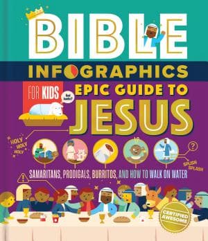 Bible Infographics for Kids Epic Guide to Jesus: Samaritans, Prodigals, Burritos, and How to Walk on Water by Harvest House Publishers
