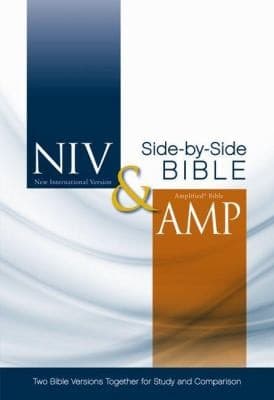 Cover of NIV & Amplified Parallel Bible, Hardcover: Two Bible Versions Together for Study and Comparison